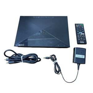 Sony BDP-S3200 Blu-Ray Player w/ Remote Power Adapter HDMI Cable WiFi Streaming